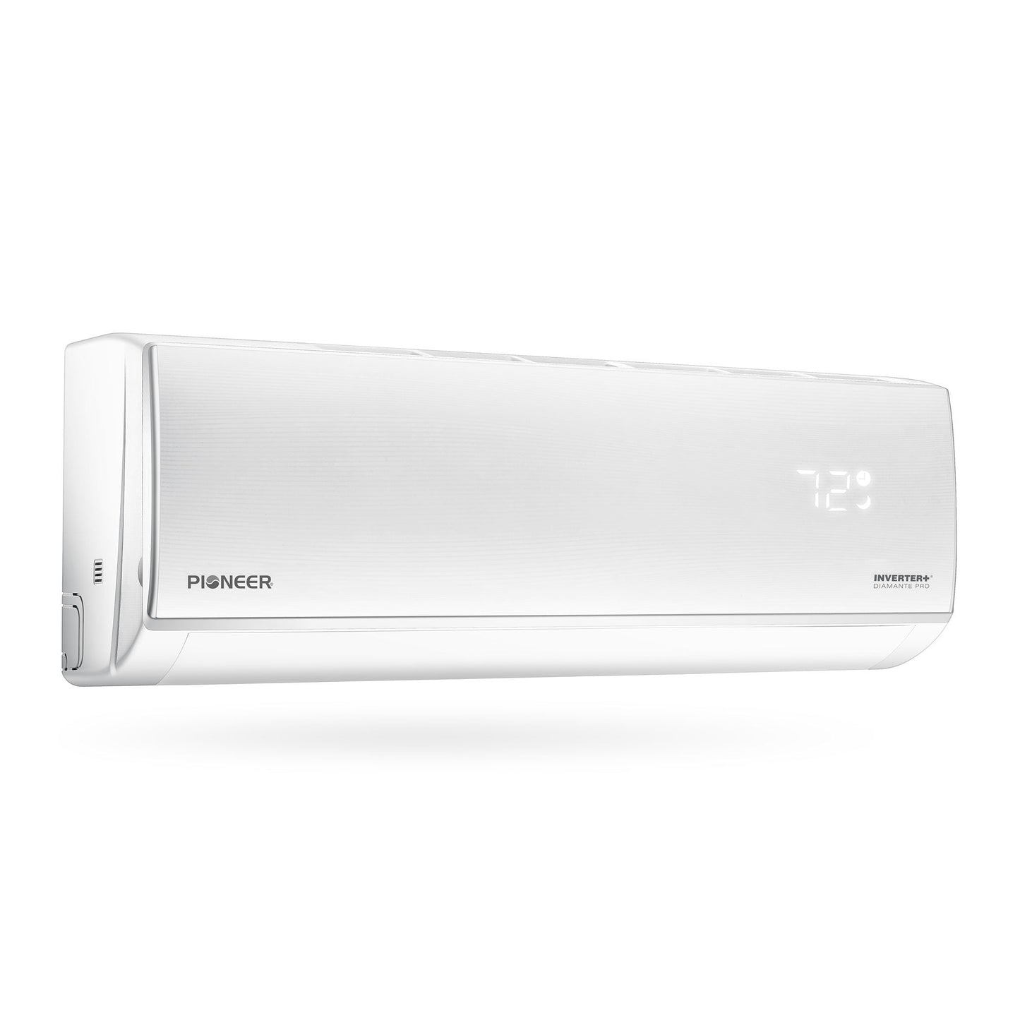 Pioneer Diamante Pro 12,000 BTU 20 SEER2 115V High-Wall Ductless Mini-Split Air Conditioner Inverter Heat Pump with 16 Ft. Kit - WYT012ALSI20RL