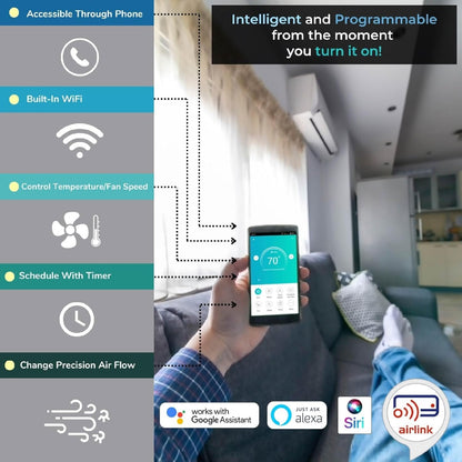 Pioneer Quint Split 45000 BTU 3.75-Ton Quantum Ultra Wi-Fi 22 SEER Energy-Star Multi (5) Zone Wall Mount Air Conditioner Heat Pump 230-Volt - WYT050GLSI24M5-9W-9W-9W-9W-9W